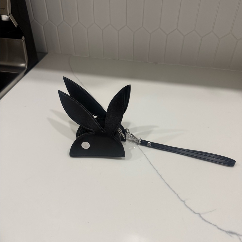 Playboy Bunny Wristlet Coin Purse Zip Pouch